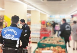 Zincir marketlerde, raf etiket fiyatı ile kasa fiyatları için denetim yapıldı