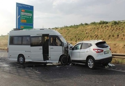 Zincirleme kazada 11 yaralı var