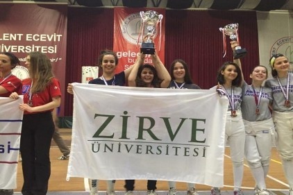 Zirve Üniversitesi Eskrim&#8217;de şampiyon oldu
