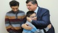 Ziyaretiyle yetimlerin yüzünü güldürdü