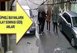 Ziynet eşyası çalan kadınlar güvenlik kamerasına yakalandı 